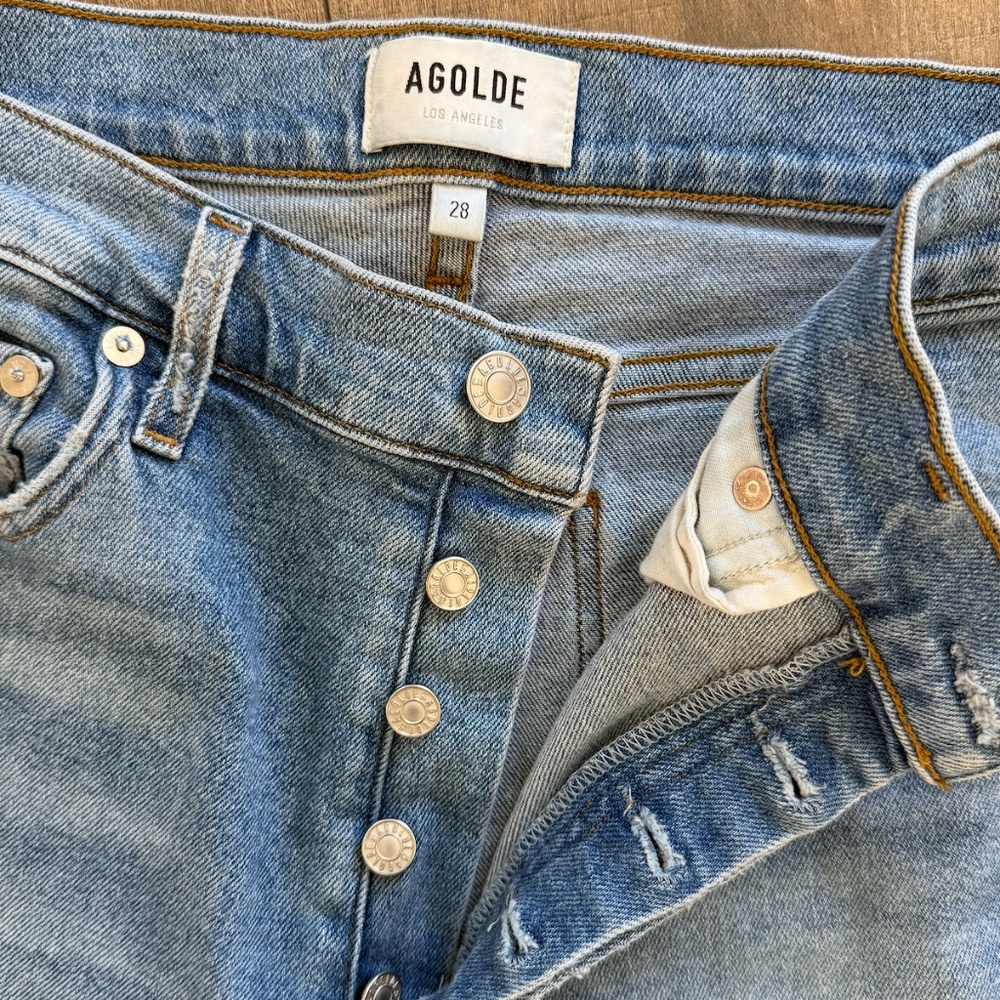 Agolde Button Fly Jeans - Picture 2 of 3